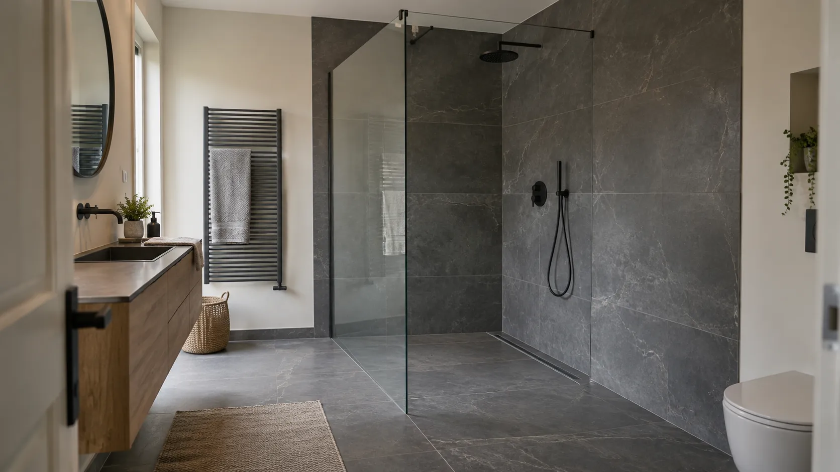 Douche à l’italienne