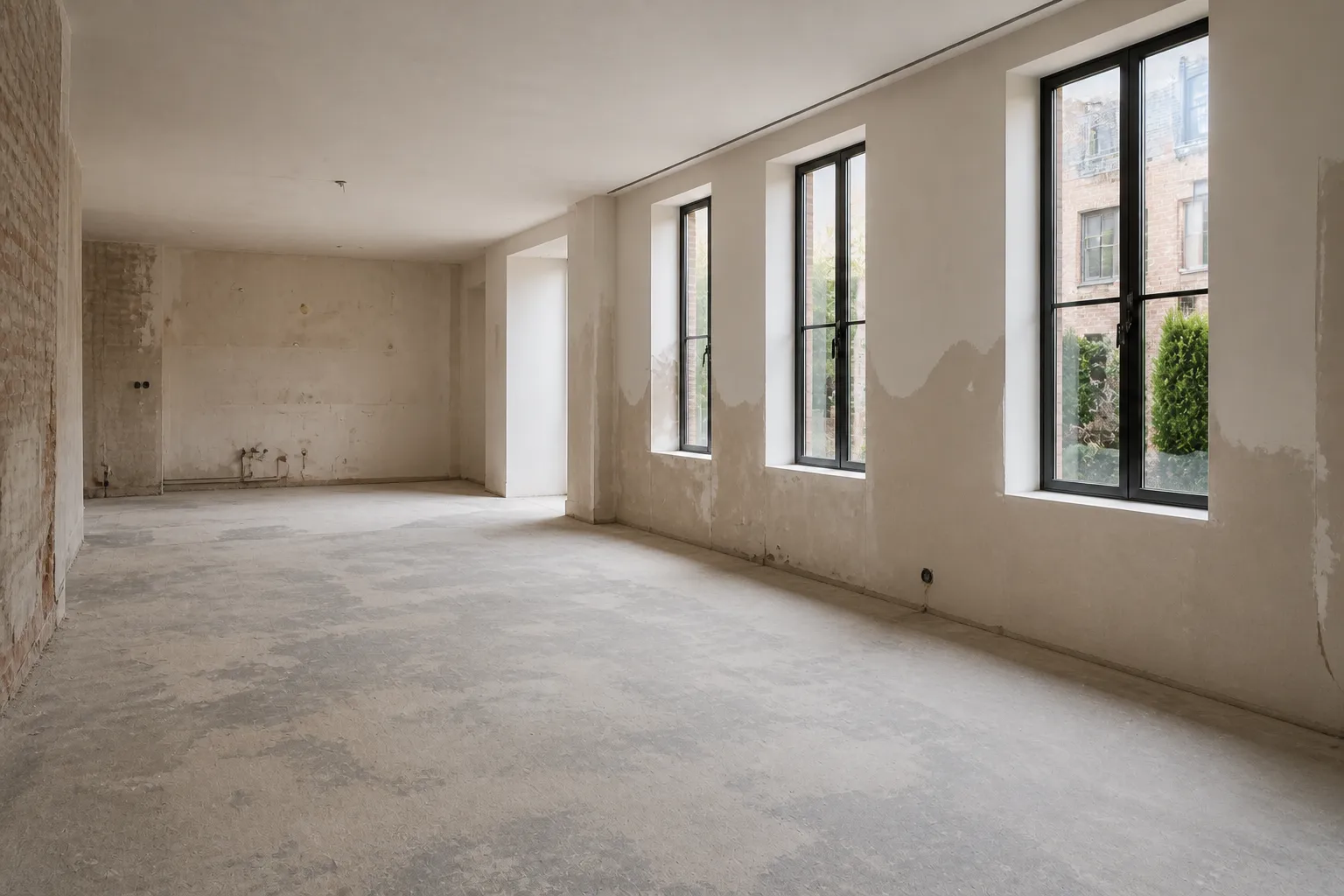 Le même intérieur avant les travaux de rénovation